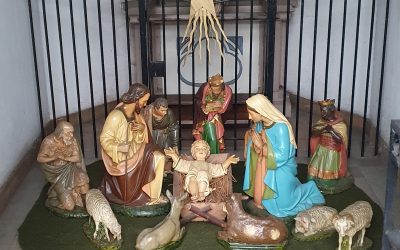 kerstgroepen in vele kapellen